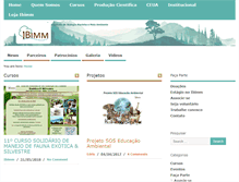 Tablet Screenshot of ibimm.org.br